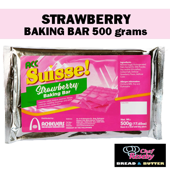 Strawberry Chocolate Baking Bar for Cakes (500grams)