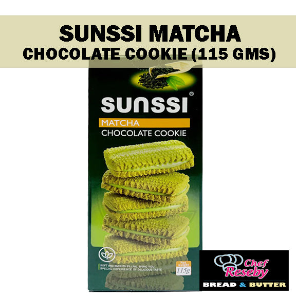 SUNSSI MATCHA CHOCOLATE COOKIE AFTERNOON SNACK 115GRAMS