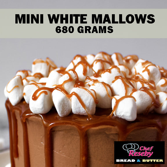 Mini White Marshmallows 680Grams Cupcake Toppers Cookie Ice Cream Toppings