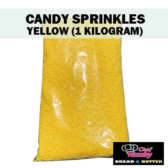 YELLOW CANDY SPRINKLES 1 KILOGRAM