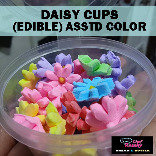 Edible Daisy Flower Cupcake and Donut Topper (1 Cup)