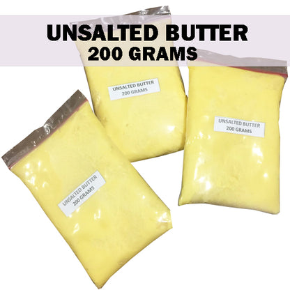Unsalted Butter 200 Grams (Expiration: February 26, 2026)