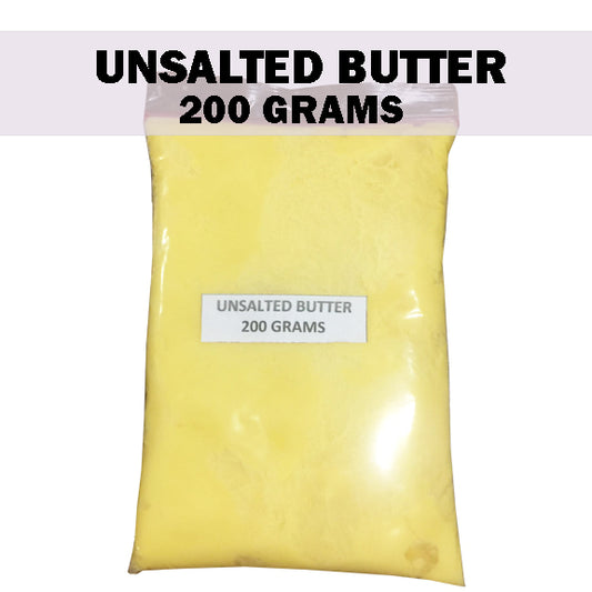 Unsalted Butter 200 Grams (Expiration: February 26, 2026)