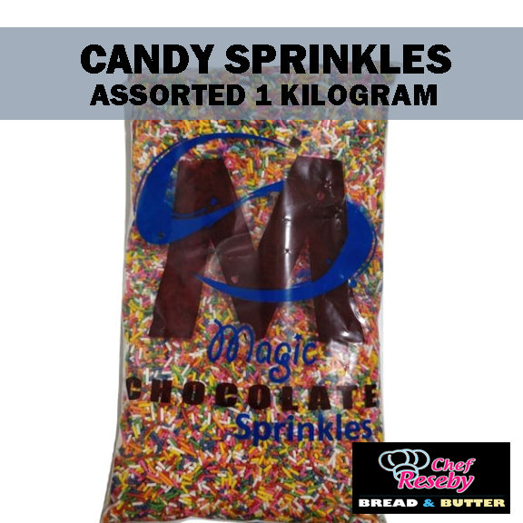 CANDY SPRINKLES ASSORTED 1 KILOGRAM