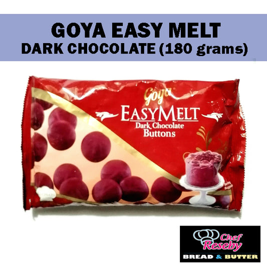 GOYA Easy Melt DARK Chocolate Buttons 180 Grams