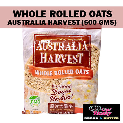 WHOLE ROLLED OATS AUSTRALIA HARVEST 500 GRAMS