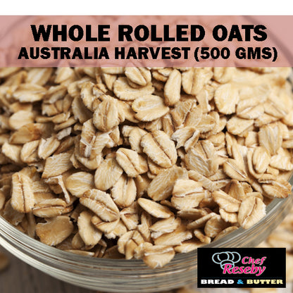 WHOLE ROLLED OATS AUSTRALIA HARVEST 500 GRAMS