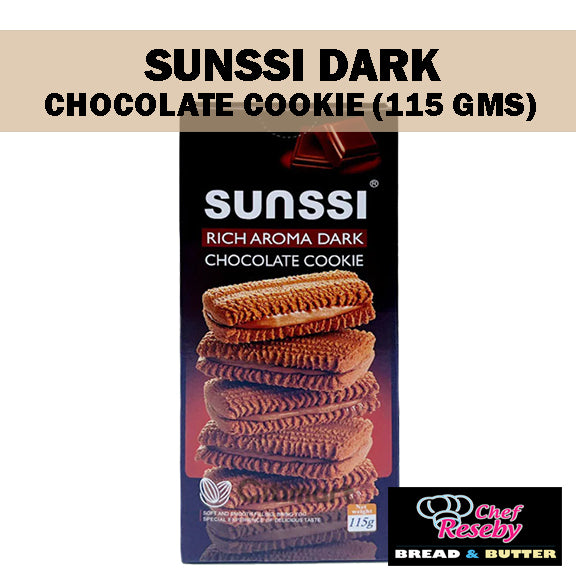 SUNSSI RICH AROMA DARK CHOCOLATE COOKIE AFTERNOON SNACK 115GRAMS