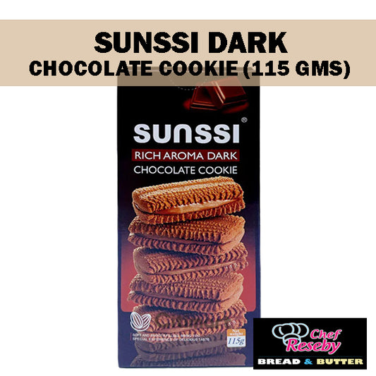 SUNSSI RICH AROMA DARK CHOCOLATE COOKIE AFTERNOON SNACK 115GRAMS