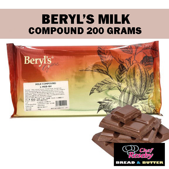 Beryl's Milk Chocolate Compound 200 Grams