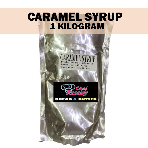 Caramel Syrup 1 Kilogram for Coffee, Drinks, Chocolate Fountain and Cakes