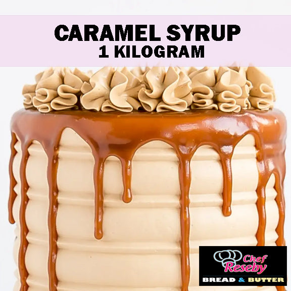 Caramel Syrup 1 Kilogram for Coffee, Drinks, Chocolate Fountain and Cakes