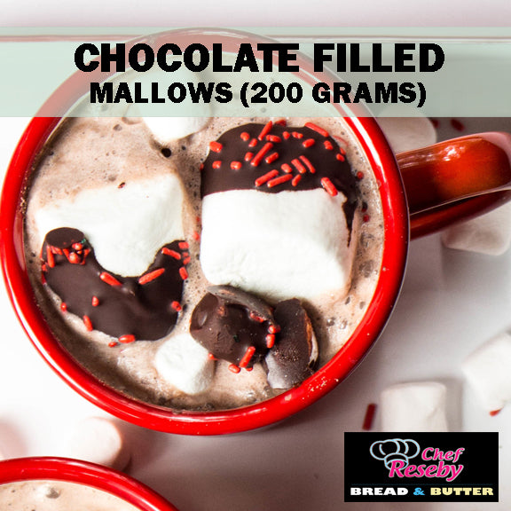 Chocolate-Filled Mallows for Graham Ball and Hot Chocolate Drinks 200 Grams