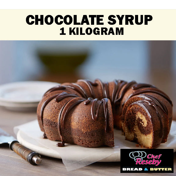 Chocolate Syrup 1 Kilogram for Coffee, Pancake, Desserts Drinks, Chocolate Fountain and Cakes