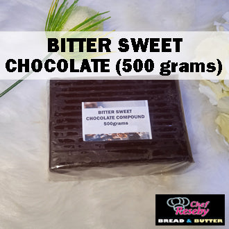 BITTER-SWEET CHOCOLATE COMPOUND (500 grams)