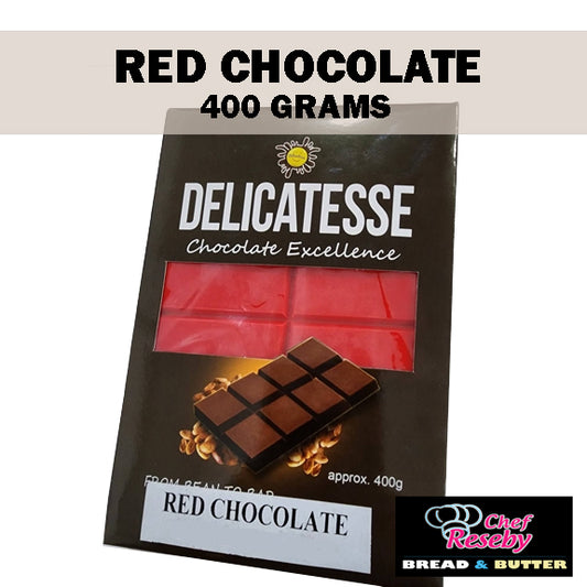Delicatesse Red Chocolate for Baking 400grams