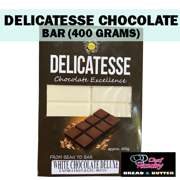 Delicatesse White Chocolate for Baking 400grams