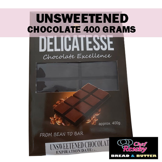 Delicatesse Unsweetened Chocolate for Baking 400grams