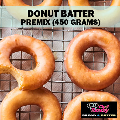 Donut Batter Premix (450grams) Expiration: September 16, 2025