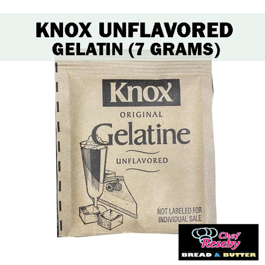 Knox Clear and Unflavored Gelatin for Baking and Cooking (7grams)