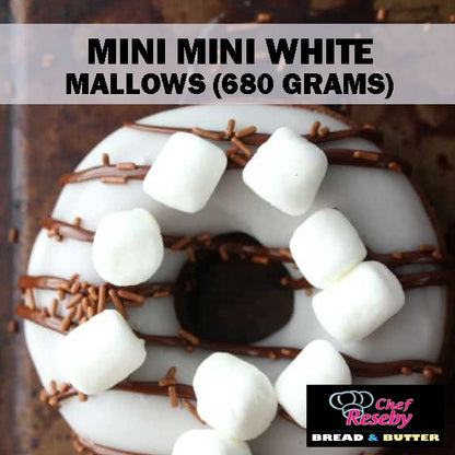 Mini Mini White Marshmallows 680Grams Cupcake Toppers Cookie Ice Cream Toppings