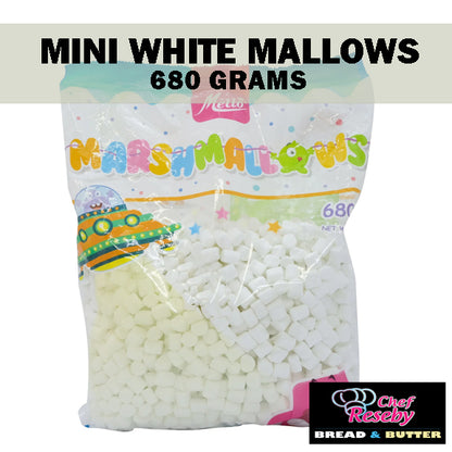 Mini White Marshmallows 680Grams Cupcake Toppers Cookie Ice Cream Toppings