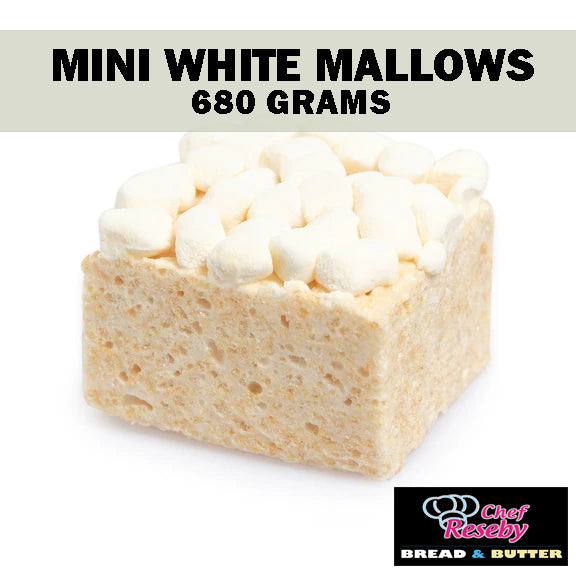 Mini White Marshmallows 680Grams Cupcake Toppers Cookie Ice Cream Toppings