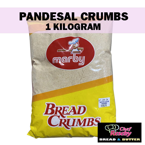 Pandesal bread Crumbs Marby (1 Kilogram) Expiratin: May 22, 2026