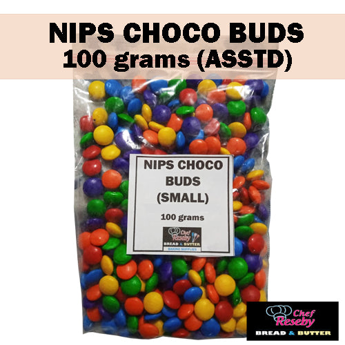 Mini Lentils Choco Buds for Cupcake Toppers Cookie Ice Cream Toppings 100 grams