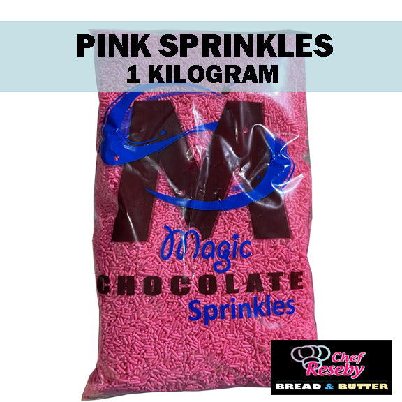 CANDY SPRINKLES PINK  1 KILOGRAM