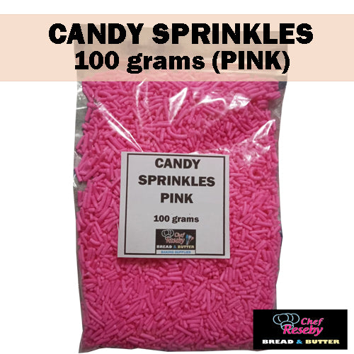 Candy Sprinkles Cupcake 100 Grams (Red Orange Blue Pink Violet Green Rainbow White Yellow)