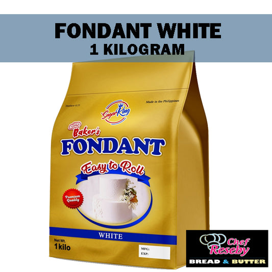White Fondant Sugar King (1 Kilogram)