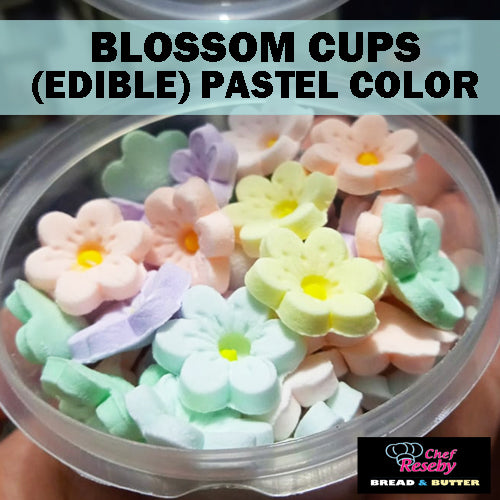 Edible Blossom Flower Cupcake, Cake and Donut Topper (1cup)