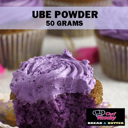 Ube Powder 50grams for Halo-Halo, Shake, Smoothies, Cakes, Cupcakes and Desserts
