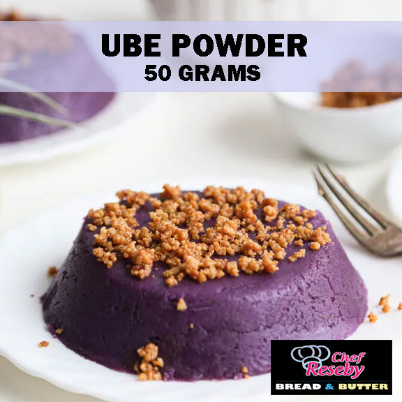 Ube Powder 50grams for Halo-Halo, Shake, Smoothies, Cakes, Cupcakes and Desserts